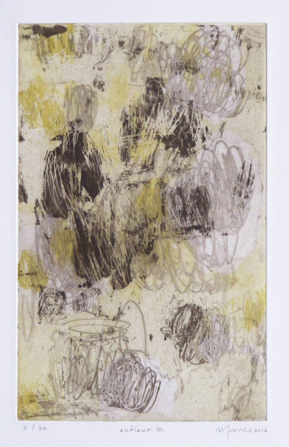 Eau forte et aquatinte, 2016