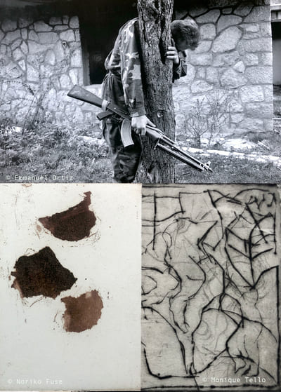 Affiche de l'exposition d'ouverture de la Galerie Ether.